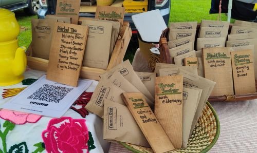 Tea at our farmer's market